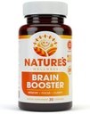 Nature Wellness Brain Booster | 증가된 Focus, Memory, Mental Clarity를 위한 자연인지 강화제 | Nootropics Brain Supplement | DMAE, Rhodiola Rosea Extract, Bacopa Monnieri, Ginkgo Biloba