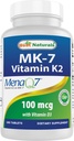 D3 보충교재 뼈와 심장 건강을 가진 제일 자연적인 비타민 K2 (MK7) (5000 IU 비타민 D3 & 100 mcg 비타민 K2 MK7), 180의 정제