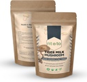 Tiger Milk Mushroom Supplement (Lignosus Rhinocerus) 3oz (85g) | Lungs & Respiratory Health 지원 - 초본 추출물 - Non-GMO, Vegan, Organic | 40 서빙