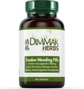 인증 유기 Tendon Mending 약 : Tendon 및 Ligament 재생 및 수리 Dimmak 허브 - 100 캡슐 500mg