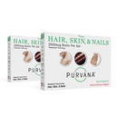 Wellgenix Purvana 머리, 피부, 손톱 비타민 - 높은 흡수를위한 Softgels - 이중 힘 2500mcg Biotin, VIT A & B (30 조사) (2 팩)