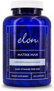 Elon Matrix Man - 60 일 공급 - 남자를위한 머리 성장 비타민 - 톱 팔로토 & 바이오틴 고급 공식 비타민 - 건강한 곰 성장 촉진 - (120 캡슐)