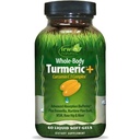 Irwin Naturals 전체 바디 심황 + - 60 액체 Softgels - BioPerine Complex 향상된 흡수 - 30 총 서빙
