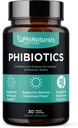 PhiNaturals 높은 효능 Probiotics 10 Strains 30 억 CFUs [30 Vegan 캡슐] 여성 및 남성 소화 Gut 건강 - Lactobacillus Acidophilus Salivarius Rhamnosus Bifidobacterium Probioticos