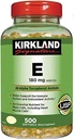Kirkland 서명 비타민 E 180mg, 500 Softgels