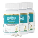800mg Probiotics & Prebiotics, 8 키 효소, Protease, Amylase & Lipase를 가진 남자와 여자를 위한 소화 효소 | 270 캡슐 - Bloating & 가스 기복을 위한 90 일 공급 - Non-GMO