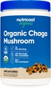 Nutricost 100 % 유기 Chaga 버섯 분말 8oz (227 서빙) - 공인 USDA 유기, 글루텐 무료 및 비 GMO