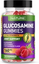 비타민 E를 가진 글루코사민 Gummies - 진보된 합동 지원 거미 보충교재, 높은 힘 산화 방지제, 뒤, 무릎, 손을 위한 안락 - 120 Gummies