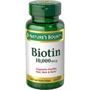 Nature 's Bounty Biotin 10, 000 Mcg, Rapid Release Softgels 120 Ea (팩 2)