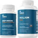 Tobias Deep Immune Probiotics & Prebiotics 및 Psyllium Daily 박사는 소화 건강, Gut Immune 기능, 4.4와 Colon Health의 지원에 매일 섬유 보충을 지원합니다. 억원