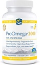 북유럽 자연 ProOmega 2000, 레몬 맛 - 2150 mg 오메가-3 - 60 소프트 젤 - 매우 높은 순수한 물고기 기름 - EPA & DHA - 뇌, 눈, 심장, & 면역 건강 증진 - Non-GMO - 30 서빙