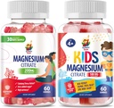 어린이 및 성인을위한 마그네슘 Gummies - 500mg - Calm 마그네슘 Chews - 무드 및 근육 지원을위한 마그네슘 Citrate Chewable Supplement