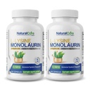 자연적인 치료 실험실 L 리진 + Monolaurin 600mg 1:1 비율, 2 팩, 200의 캡슐