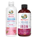 MaryRuth's Women's Multivitamin + Hair growth Liposomal (Peach) & Iron Liquid (Berry) | Clean Label Project Verified® | 뷰티, 면역력, 전반적인 건강에 대한 보충제 | Vegan, Non-GMO, 글루텐 프리