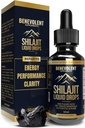 Pure Himalayan Shilajit Liquid Drops - 1000mg 천연 Shilajit Drops - 85 + Trace Minerals & 40 % Fulvic Acid for Energy Boost, Detox Cleanse, Strength & Immunity Support - 50 일 공급