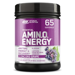 최적 영양 아미노산 에너지 - 녹차, BCAA, 아미노산, Keto 친절한, 녹색 커피 추출물, 에너지 분말을 가진 전 운동 - Concord 포도, 65 서빙 (포장 May Vary)