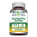 놀라운 수식 글루코사민 황산염 보충 | 1500 Mg Per 서빙 | 120 캡슐 | Non-GMO | 글루텐 프리 | 미국에서 제작