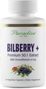 Paradise Herbs Bilberry with Goji & Chrysanthemum Supplements, 슈퍼 포텐트, 울트라 순수, 비 GMO, 글루텐 무료, 채식, 60 채식 캡슐