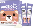 BHK의 아기 Probiotic 분말, + 비타민 D,Reduces Colic,Gas & Spit-ups,Healthy Poops,Reduces Crying & Fussing & 승진 Digestive 안락, 신생아, 아기 & 유아, 30의 지팡이