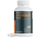 Bronson 비타민 B1 100mg, 비 GMO, 200 채식 정제