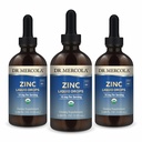 Mercola 아연 액체 드롭 박사 - Immune 및 Organ Health 지원 - 15 mg 유기 아연 액체 드롭 - USDA 유기 - NSF 인증 - 비 GMO, 글루텐 프리 & Soy-Free - 3.88 fl oz (3 팩)