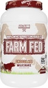 Axe & Sledge Farm Fed 100 % Whey Protein Isolate | 25g Protein | 낮은 캐비티, 낮은 설탕, 글루텐 무료 | 남성과 여성용 단백질 분말 | 케토 | 미국에서 제조 | 28 인분, 초콜릿 밀크 셰이크