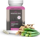 산 피크 영양 침투성 Gut 공식 - 도움은 Stomach & Intestinal Lining를 보호합니다 - 누출 Gut & Gastro 지원 보충교재 - Hypoallergenic 규정식 보충교재 (90 채식 캡슐)