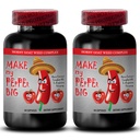 남성 강화 알약 증가 크기-MAKE MY PEPPER BIG-NATURAL MALE ENLARGEMENT, Maca, L-Arginine, Longjack 알 약, 남성 성능 향상, 남성 리비도 알 리비도 알 약, 2 Bot 120 모자