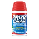 Pepcid 산 Reflux를 위한 완전한 산성 흡진기 + Antacid, 10mg Famotidine, 800mg 칼슘 탄산염 & Heartburn 약 정제 당 165mg 마그네슘 Hydroxide, Antacid Chews, Mint, 50 ct