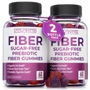 성인을위한 Atlantis Nutrition Sugar Free Fiber Gummies - 5.4G Prebiotic Digestive Blend로 공식화 된 5G 섬유 보충 - Gut Health 지원 및 건강한 소화 촉진 - 2-Pack 120 Gummies
