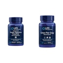 생활 연장은 최고 소화 효소 & Probiotics 60 채식 캡슐 및 1 일 Multivitamin 60 정제를 강화했습니다