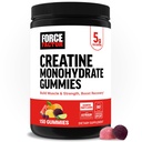힘 요인 크레아틴 Monohydrate Gummies, 남자를 위한 5g 복용량 & 근육, 힘, 회복, Cognitive 건강 & 기억, 분류된 과일 풍미, 150 Gummies