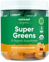 Nutricost 유기 슈퍼 그린 (Orange Sunrise flavored) 20 Stickpacks - 글루텐 - 무료, 비 GMO