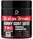 Tribulus Terrestris Horny Goat Weed L-Arginine Maca Root Tongkat Ali Beet Root - 에너지 운동 근육 힘 지원 120 캡슐을 가진 7 in-1 매우 시험 지원