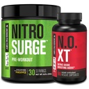 Jacked Factory Nitrosurge Pre-Workout in Pineapple & N.O. XT Nitric 산화물 부스터 남성 및 여성