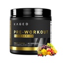 Kaged Pre Workout Elite Powder | 과일 펀치 | Creatine, Beta Alanine, L-Citrulline, BCAA를 사용한 사전 운동 | 388 mg 유기농 카페인 | 남성용 사전 보조제 | 20 인분