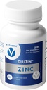 Gluzin 아연 Gluconate 25 mg | 면역 및 효소 지원 - Vegan Friendly (120 채식 캡슐)