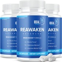 Reawaken Brain Boost 메모리 고급 포뮬러 용 보충 (3 팩 - 180 캡슐)