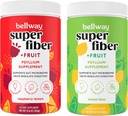 Bellway Super Fiber Powder + Fruit, Sugar Free Organic Psyllium Husk Powder Fiber Supplement for Regularity, Bloating Relief & Gut Health, Non-GMO, 플랜트 기반, 라즈베리 레몬 & 레몬 라임