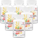 67,500 MG 폴리페놀 보충 - 나이 방위, 폴리페놀 Superfood, Quercetin, Resveratrol, 녹차, 식물 기초 & 에너지, 면역 지원, 540 캡슐을 위한 강력한 산화 방지제 & 폴리페놀