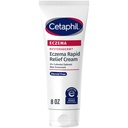 CETAPHIL ECZEMA RESTORADERM FLARE-UP RELIEF CREAM, Eczema Prone Skin, 8 oz, Barrier Repair, 48 Hour Hydration, 2% 피부 보호 콜로이드 Oatmeal, 스테로이드 무료