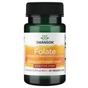 Swanson Folate (5-Methyltetrahydrofolic 산) 400 mcg 30 Veg 캡슐