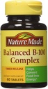 Nature Made B-100 Complex Time release Tablets, 대사 건강에 대한 60 개 (포장 3)