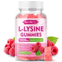 L-Lysine 1000mg Gummies, 성인 & 아이를 위한 Lysine 보충교재, 입술 & 구두 건강을 위한 근본적인 아미노산 보충교재, Boost Immune & 교원질 & 칼슘, 설탕 자유로운, 라즈베리 풍미, 60 조사