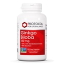 LIFE BALANCE Ginkgo Biloba - 120 mg Ginkgo Biloba 추출물 - Eleuthero - 뇌 건강 및 혈액 순환 지원을위한 - Dairy Free & Non-GMO - 100 Veg 캡슐