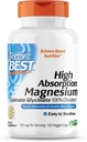 의사의 최고의 높은 흡수 마그네슘 글리세라이드 Lysinate 100 % Chelated, Non-GMO, Vegan, 120 Veggie 캡슐 (1 팩)