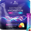Electrolytes Hydration Packets - 칼륨, 마그네슘, 나트륨, 아연 및 비타민 C, 설탕 - 무료, Hydration Electrolyte 액체 음료 혼합, Vegan, 딸기 레몬 (16 팩)와 케토 복구 분말
