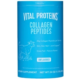 Vital Proteins Natural Whole Nutrition Collagen Peptides - Pasture Raised, Grass Fed, Paleo Friendly, 글루텐 무료, 단일 성분 - 24 Ounce