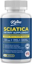 Sciatic Nerve Relief : Sciatica의 고급 지원 보충 - 잠재적 인 알파 Lipoic Acid & Turmeric & Herbal Relief Ingredients - 미국, 120 캡슐 (120 개), 바나나 (120 개)