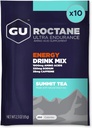 GU Energy Roctane Ultra Endurance Energy Drink Mix, Vegan, Gluten-Free, Kosher 및 모든 운동을위한 Dairy-Free n-the-Go Energy, 10 Single-Serving Packets, Summit Tea